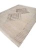 thyme ivory wool hand knotted Rug - FoldShot