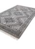 savana grey and black wool and viscose hand knotted Rug - FoldShot savana grey and black wool and viscose hand knotted Rug - FoldShot