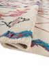 zuri ivory wool and viscose hand knotted Rug - FoldShot zuri ivory wool and viscose hand knotted Rug - FoldShot