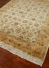 gulmarg beige and brown silk hand knotted Rug - FoldShot gulmarg beige and brown silk hand knotted Rug - FoldShot