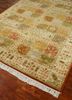 gulmarg red and orange silk hand knotted Rug - FoldShot gulmarg red and orange silk hand knotted Rug - FoldShot