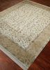 gulmarg ivory silk hand knotted Rug - FoldShot gulmarg ivory silk hand knotted Rug - FoldShot