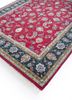 gulnar red and orange wool hand knotted Rug - FoldShot gulnar red and orange wool hand knotted Rug - FoldShot