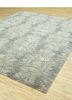 far east grey and black wool and silk hand knotted Rug - FoldShot far east grey and black wool and silk hand knotted Rug - FoldShot