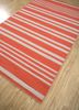 indusbar red and orange wool flat weaves Rug - FoldShot indusbar red and orange wool flat weaves Rug - FoldShot