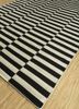 alhambra grey and black wool flat weaves Rug - FoldShot alhambra grey and black wool flat weaves Rug - FoldShot