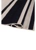 indusbar grey and black wool flat weaves Rug - FoldShot indusbar grey and black wool flat weaves Rug - FoldShot