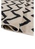 indusbar beige and brown wool flat weaves Rug - FoldShot indusbar beige and brown wool flat weaves Rug - FoldShot