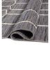 indusbar grey and black wool flat weaves Rug - FoldShot