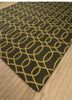 indusbar green wool flat weaves Rug - FoldShot indusbar green wool flat weaves Rug - FoldShot