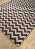 indusbar beige and brown wool flat weaves Rug - FoldShot indusbar beige and brown wool flat weaves Rug - FoldShot