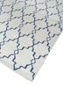 indusbar grey and black wool flat weaves Rug - FoldShot