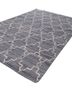 indusbar grey and black wool flat weaves Rug - FoldShot indusbar grey and black wool flat weaves Rug - FoldShot