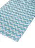 indusbar blue wool flat weaves Rug - FoldShot indusbar blue wool flat weaves Rug - FoldShot