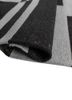 indusbar grey and black wool flat weaves Rug - FoldShot indusbar grey and black wool flat weaves Rug - FoldShot