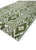 indusbar green wool flat weaves Rug - FoldShot