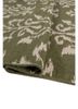 indusbar green wool flat weaves Rug - FoldShot