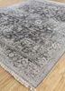 viscaya grey and black afghan wool hand knotted Rug - FoldShot