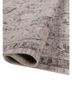someplace in time grey and black afghan wool hand knotted Rug - FoldShot
