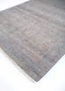 someplace in time grey and black afghan wool hand knotted Rug - FoldShot someplace in time grey and black afghan wool hand knotted Rug - FoldShot