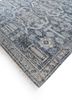 viscaya blue afghan wool hand knotted Rug - FoldShot
