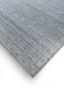 viscaya blue afghan wool hand knotted Rug - FoldShot