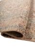 someplace in time red and orange wool hand knotted Rug - FoldShot