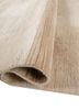 aprezo ivory wool and silk hand knotted Rug - FoldShot aprezo ivory wool and silk hand knotted Rug - FoldShot
