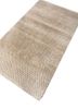 manifest beige and brown wool and silk hand knotted Rug - FoldShot