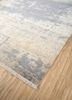 entropy ivory wool and silk hand knotted Rug - FoldShot entropy ivory wool and silk hand knotted Rug - FoldShot