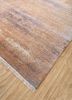 entropy beige and brown wool and silk hand knotted Rug - FoldShot entropy beige and brown wool and silk hand knotted Rug - FoldShot