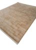 thyme beige and brown wool and silk hand knotted Rug - FoldShot thyme beige and brown wool and silk hand knotted Rug - FoldShot