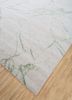 urban pause by kavi ivory wool and silk hand knotted Rug - FoldShot urban pause by kavi ivory wool and silk hand knotted Rug - FoldShot