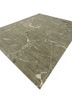 urban pause by kavi green wool and silk hand knotted Rug - FoldShot urban pause by kavi green wool and silk hand knotted Rug - FoldShot