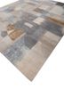 aakar by kavi grey and black wool and silk hand knotted Rug - FoldShot aakar by kavi grey and black wool and silk hand knotted Rug - FoldShot