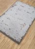 urban pause by kavi grey and black wool and silk hand knotted Rug - FoldShot urban pause by kavi grey and black wool and silk hand knotted Rug - FoldShot
