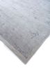 urban pause by kavi grey and black wool and silk hand knotted Rug - FoldShot