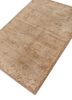 urban pause by kavi gold wool and silk hand knotted Rug - FoldShot urban pause by kavi gold wool and silk hand knotted Rug - FoldShot