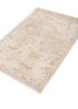 urban pause by kavi ivory wool and silk hand knotted Rug - FoldShot urban pause by kavi ivory wool and silk hand knotted Rug - FoldShot