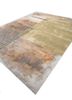 aakar by kavi grey and black wool and silk hand knotted Rug - FoldShot