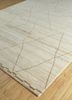 zuri ivory afghan wool hand knotted Rug - FoldShot zuri ivory afghan wool hand knotted Rug - FoldShot