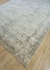 erbe grey and black afghan wool hand knotted Rug - FoldShot
