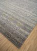 viscaya grey and black afghan wool hand knotted Rug - FoldShot