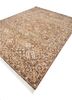 erbe red and orange afghan wool hand knotted Rug - FoldShot