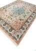 gulnar ivory afghan wool hand knotted Rug - FoldShot gulnar ivory afghan wool hand knotted Rug - FoldShot