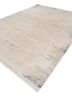 entropy ivory afghan wool and silk hand knotted Rug - FoldShot