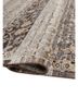 viscaya grey and black afghan wool and silk hand knotted Rug - FoldShot