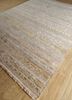 viscaya ivory afghan wool and silk hand knotted Rug - FoldShot viscaya ivory afghan wool and silk hand knotted Rug - FoldShot