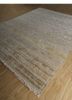 viscaya ivory afghan wool and silk hand knotted Rug - FoldShot viscaya ivory afghan wool and silk hand knotted Rug - FoldShot