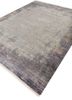 far east blue afghan wool and silk hand knotted Rug - FoldShot far east blue afghan wool and silk hand knotted Rug - FoldShot